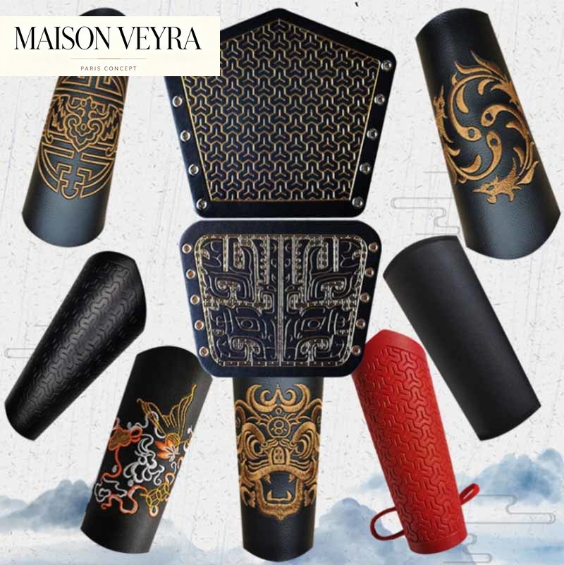 Men Accessories Drawing - Chińskie starożytne ozdobne mankiety Hanfu dla