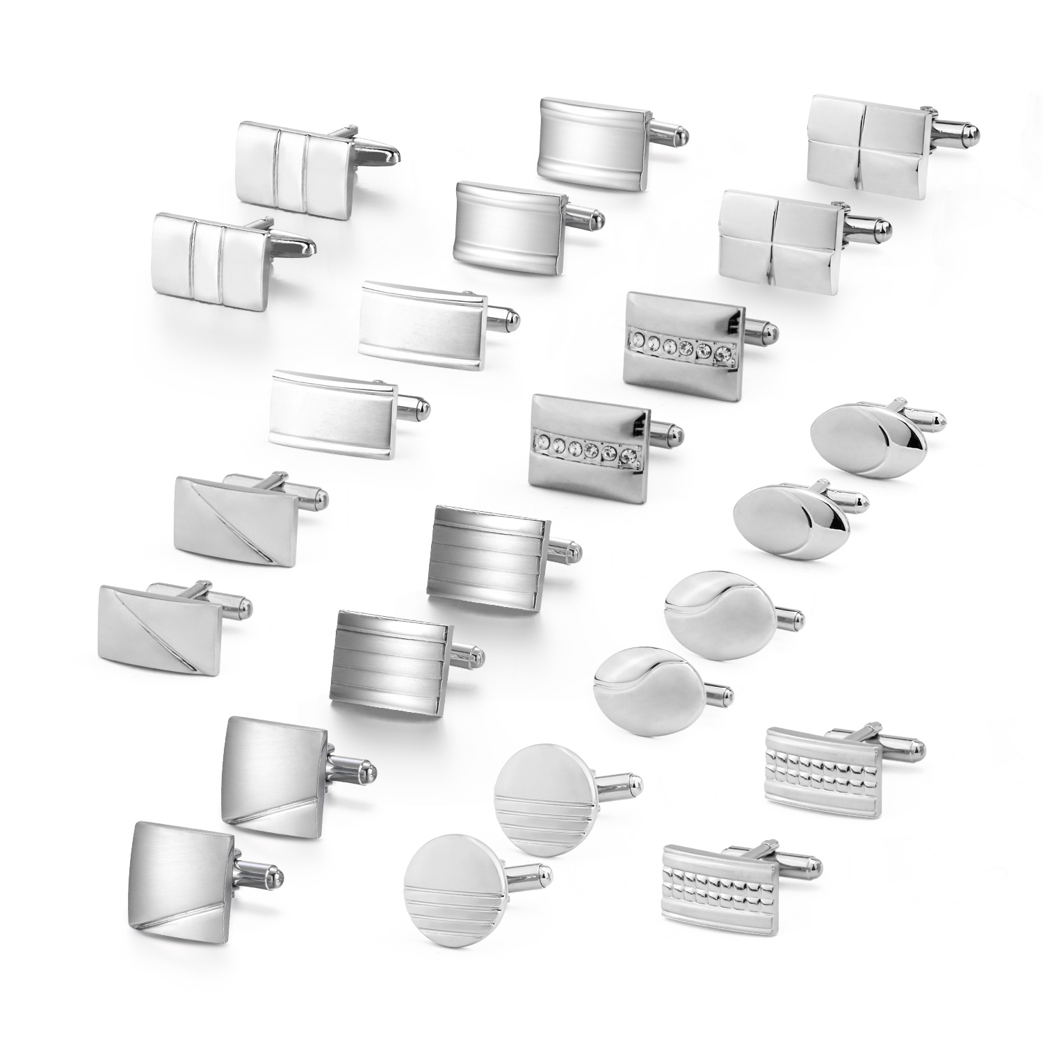 Men'S Minimalist Accessories - 1 Para Spinki do mankietów dla
