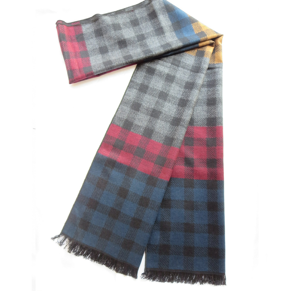 Men Accessories For Travel - FEIMANYUAN Jedwabny Szal z Czystego Jedwabiu