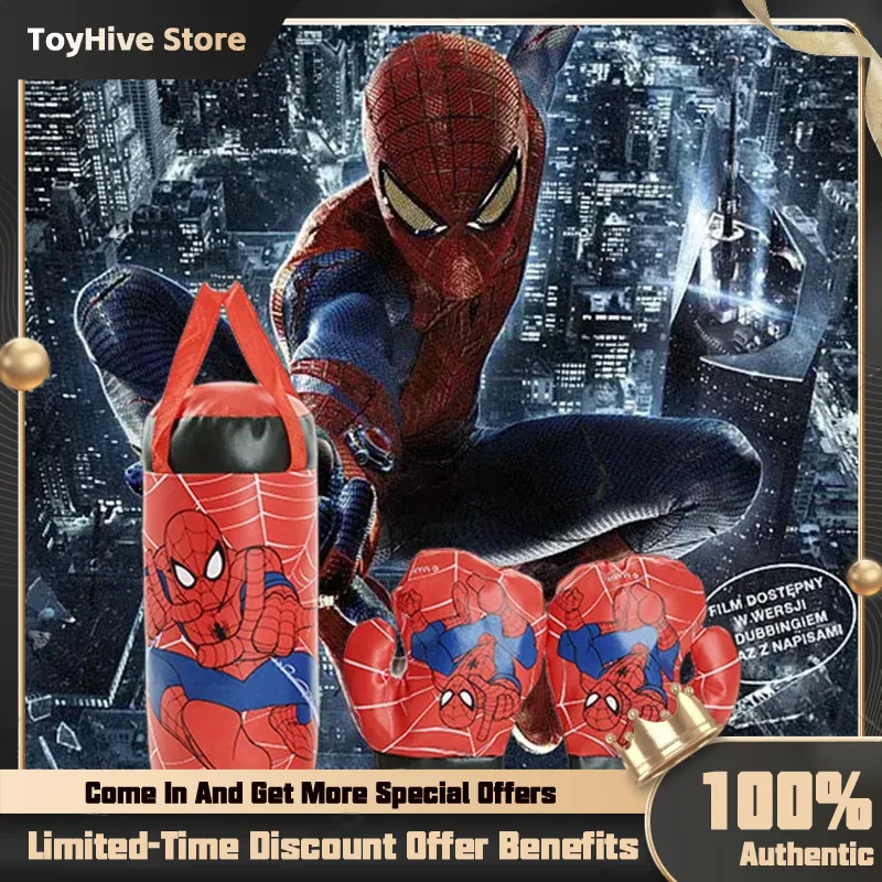 X Men Accessories - Zestaw Mini Bokserski dla Dzieci Spider-Man