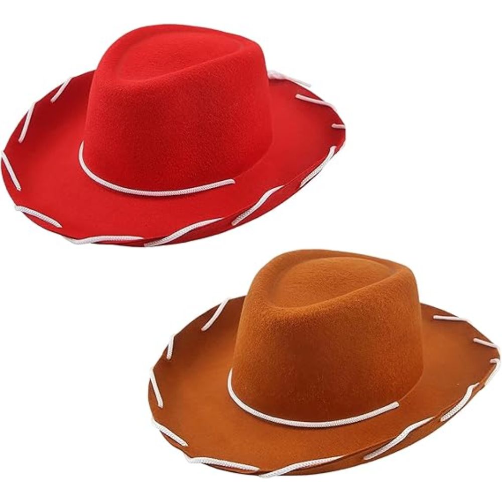Men Accessories Hat - Kapelusz filcowy Fantasia Woody Jessie Cosplay,