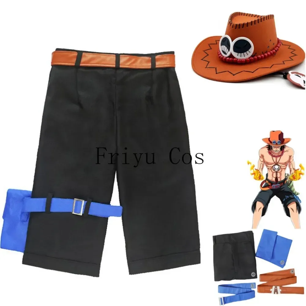 Men Accessories Hat - Kostium Cosplay Anime Portgas·D· Ace Piraci