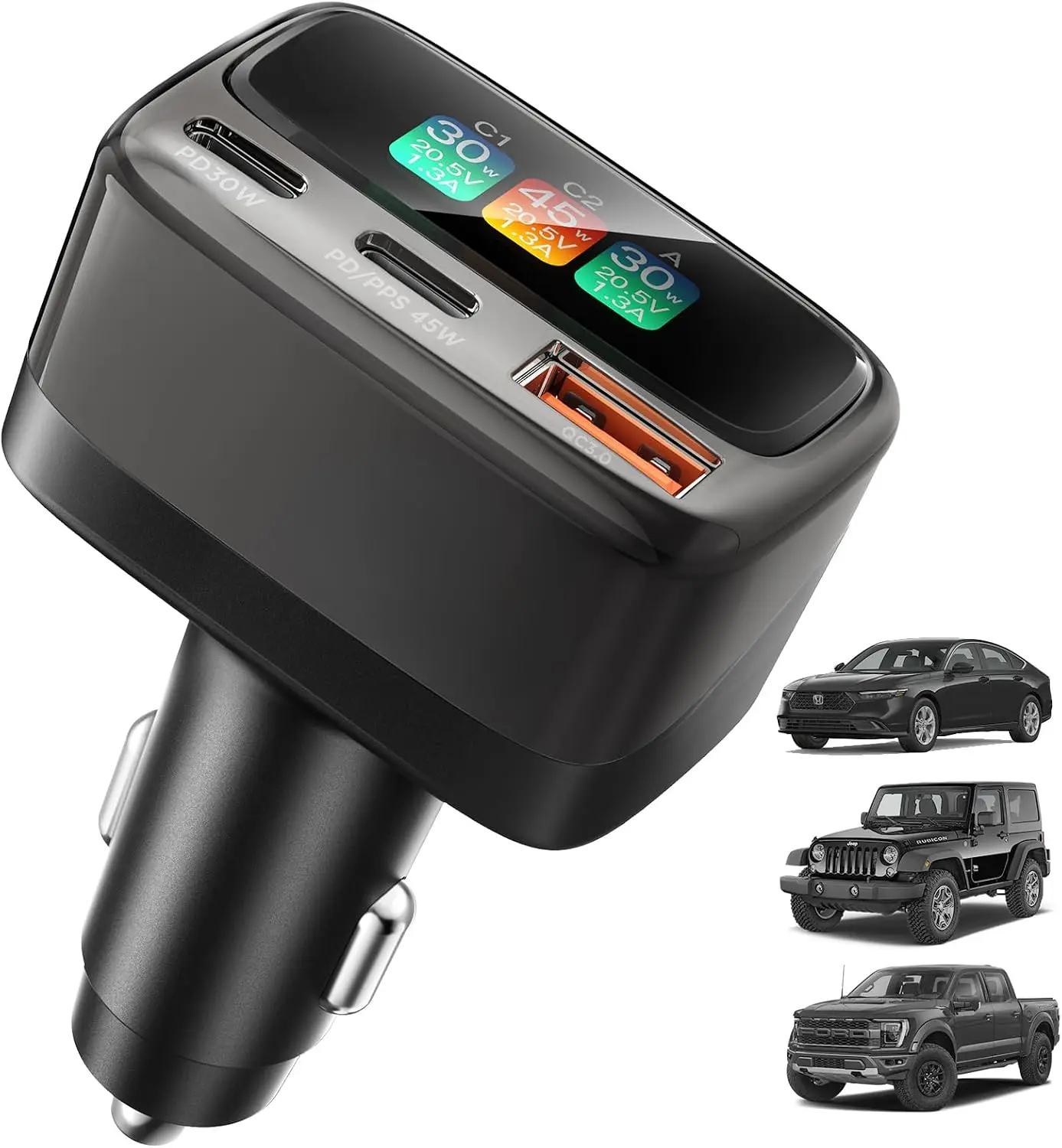 Men Accessories For Travel - Ładowarka samochodowa USB C o mocy