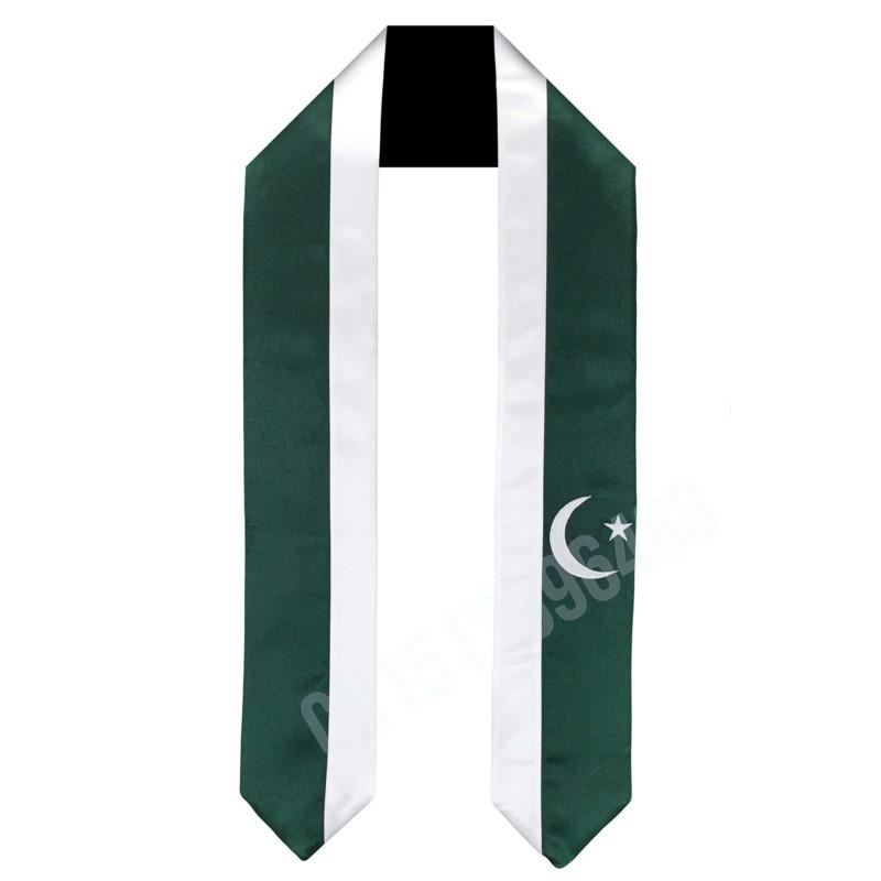 Men Accessories Pakistan - Szalik z flagą Pakistanu Nadruk na