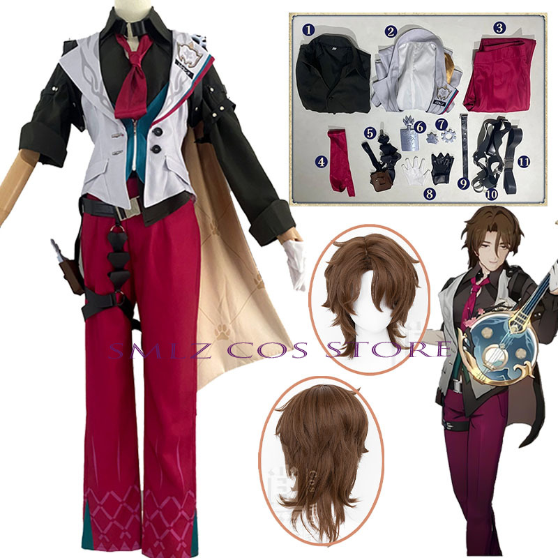 Men'S Suit Accessories - Gallagher Cosplay Honkai Star Rail Kostium
