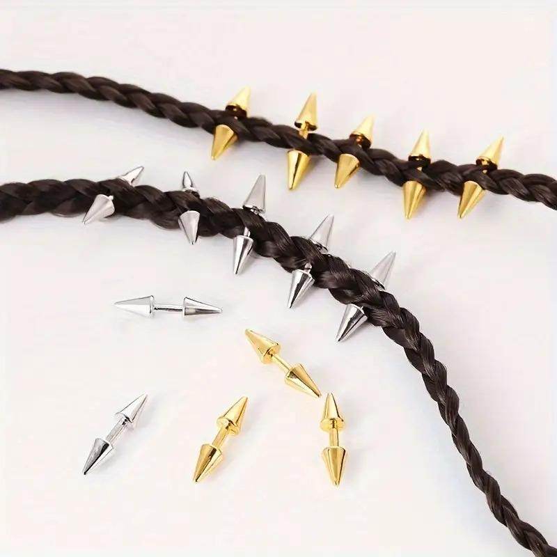 Tie Clip Set - 5 sztuk Zestaw szpikowane klipy do