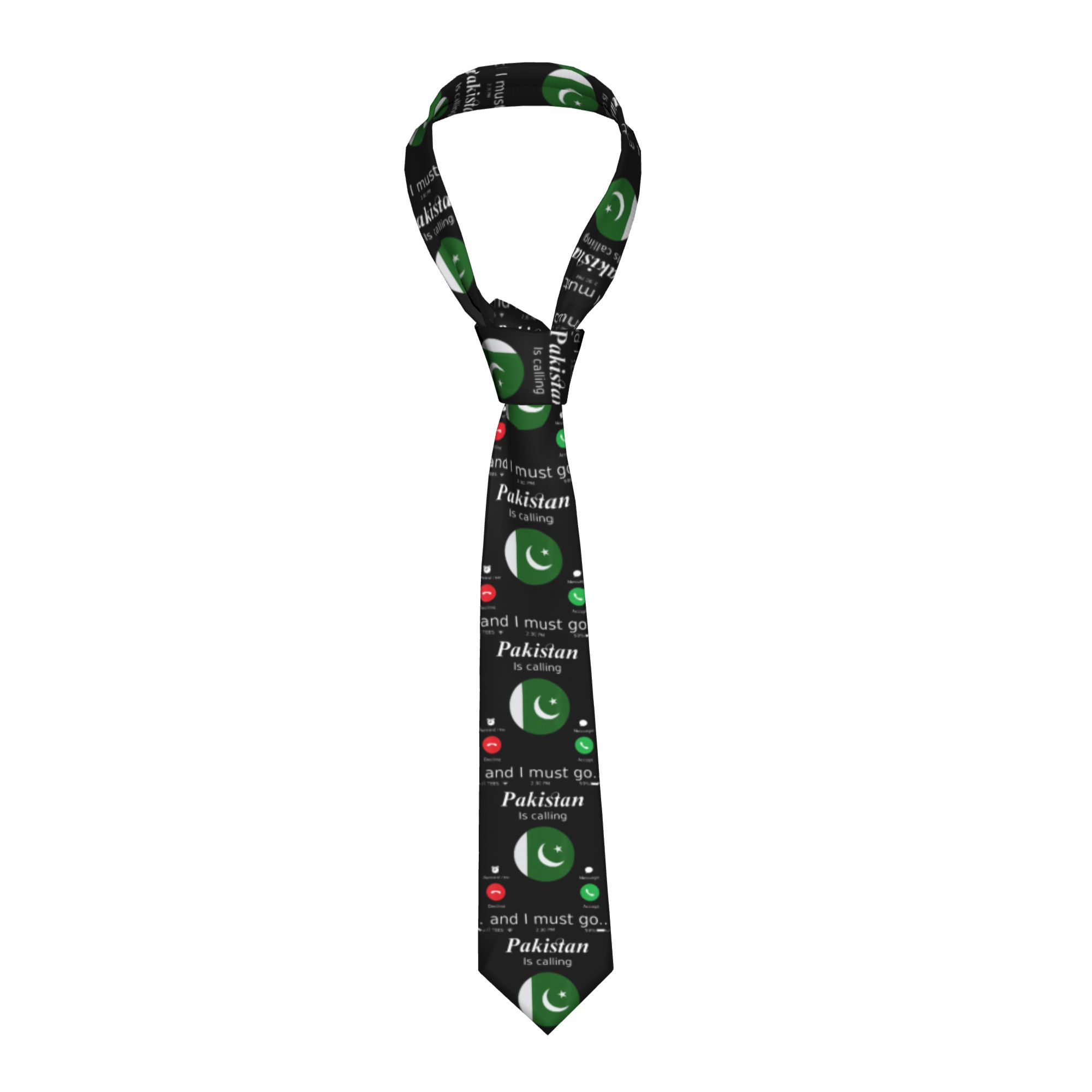 Men Accessories Pakistan - Pakistan Wzywa i Muszę Idzieć Krawat