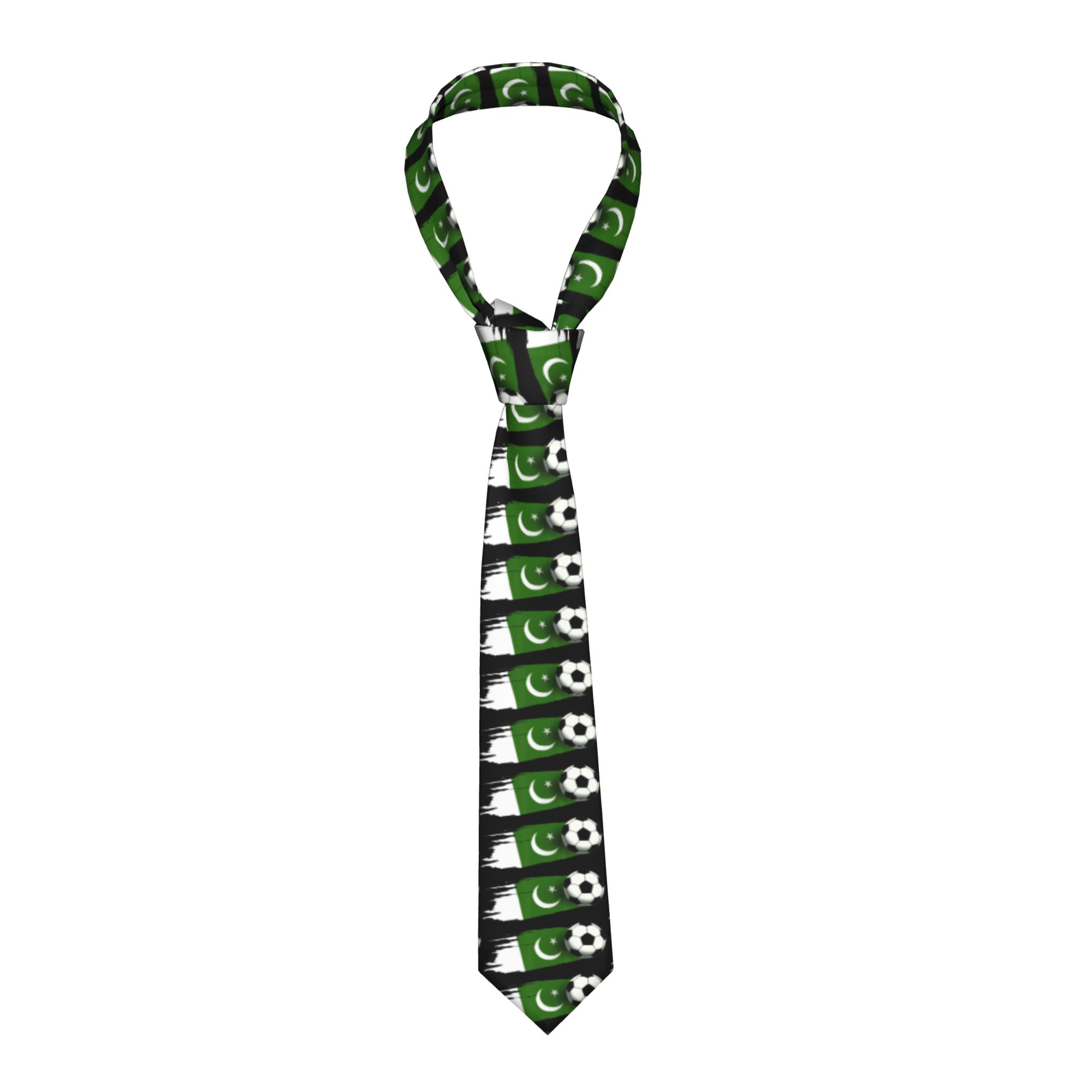 Men Accessories Pakistan - Męski krawat z flagą Pakistanu, krawat