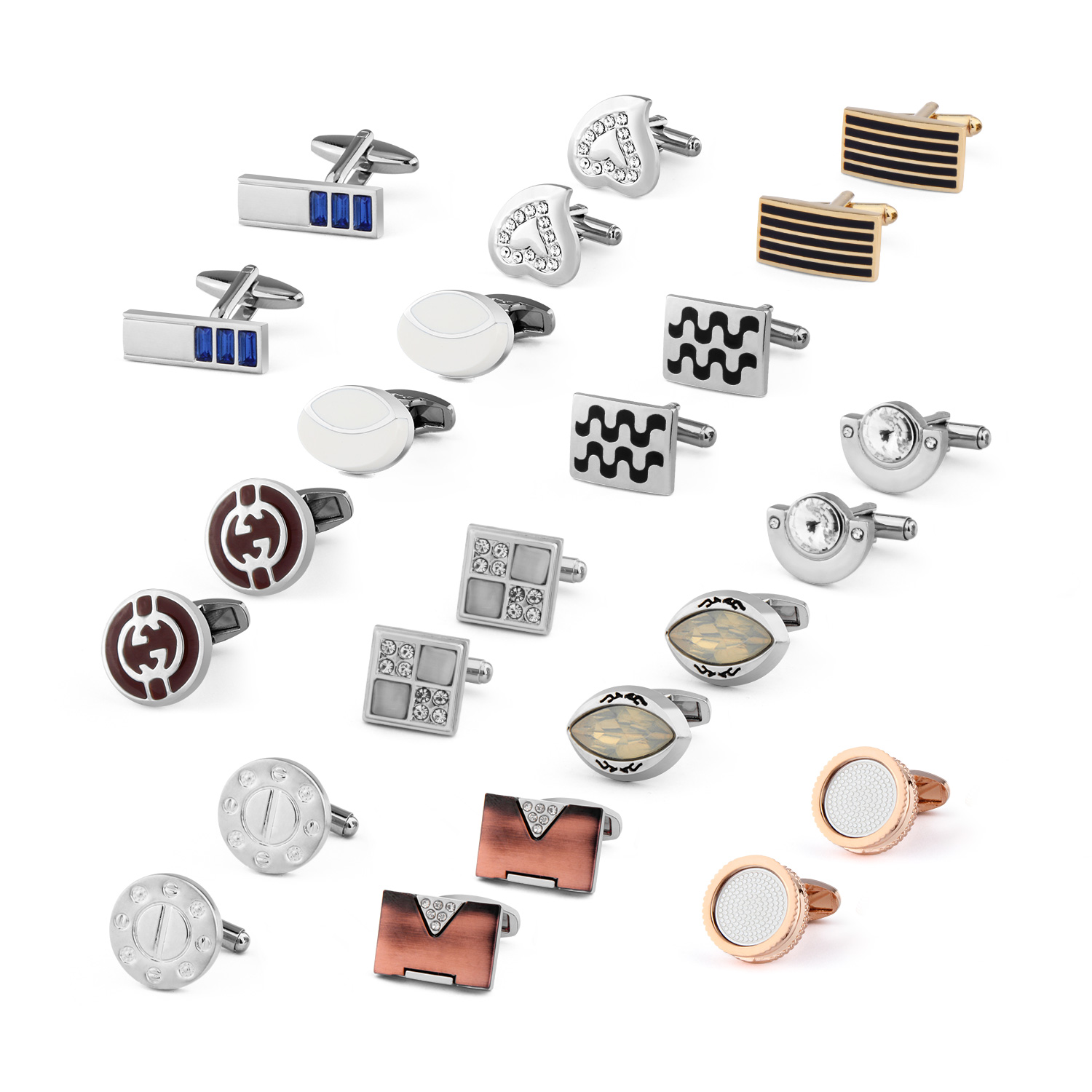 1 Para Spinki do mankietów dla – Men'S Minimalist Accessories recenzja i cena