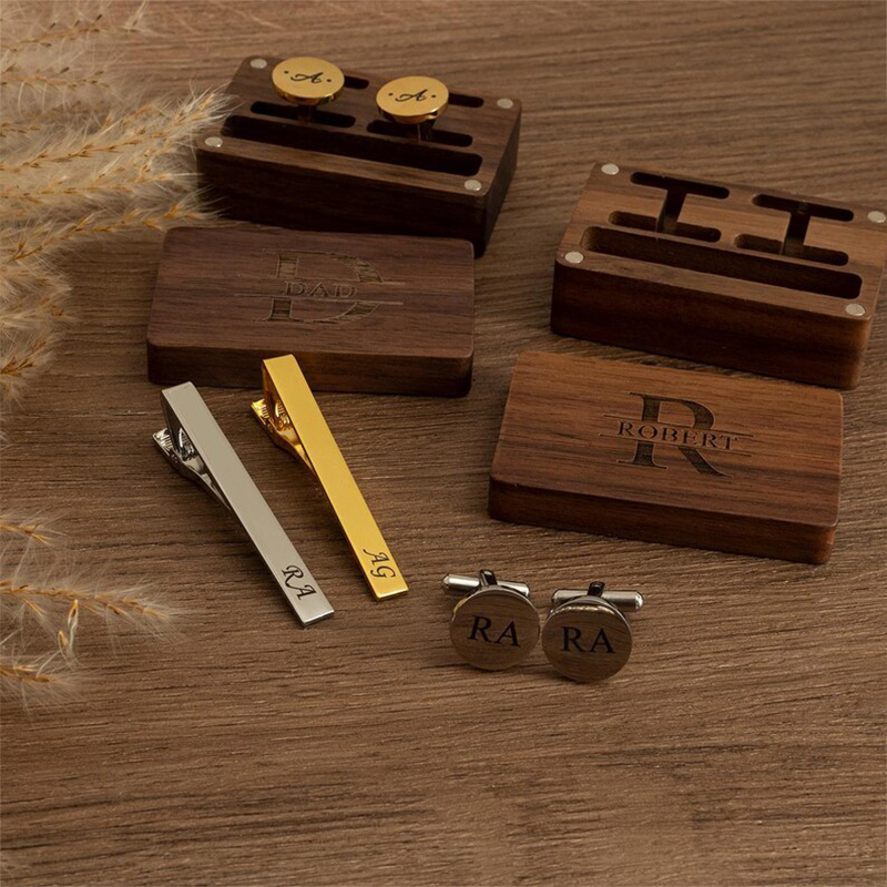 Spersonalizowane spinki do man – Tie Clip Set recenzja i cena