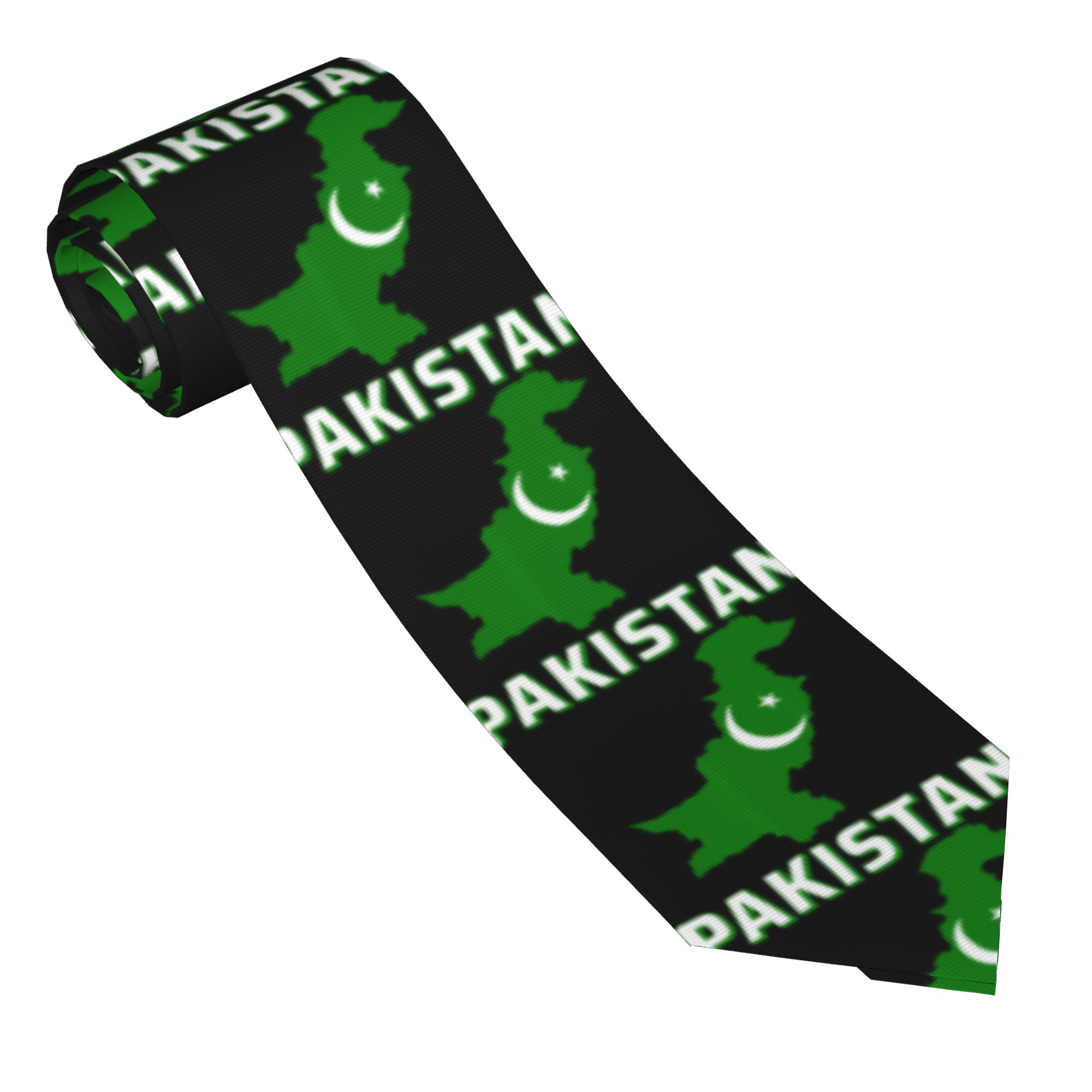 Męski krawat z flagą Pakistanu – Men Accessories Pakistan recenzja i cena