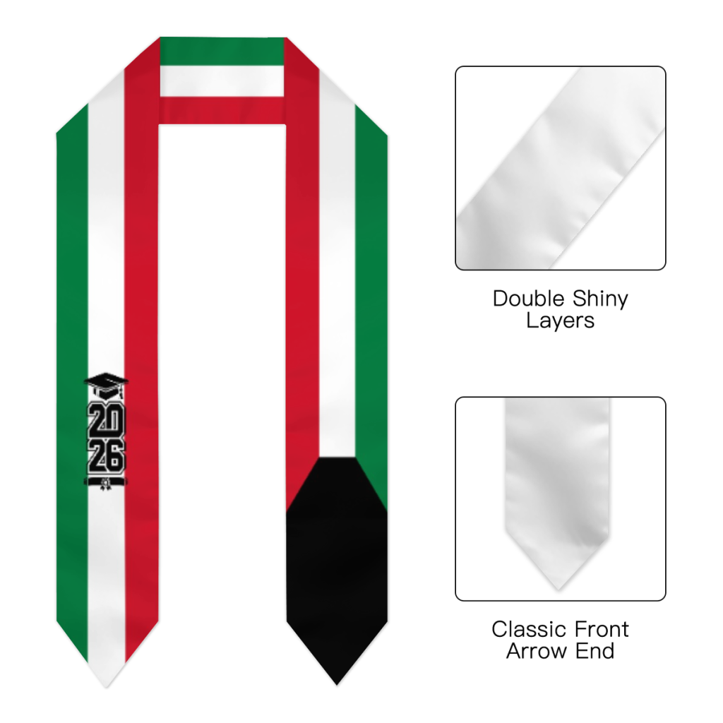 Szarfa z flagą Kuwejtu dla abs – Men Accessories Kuwait recenzja i cena