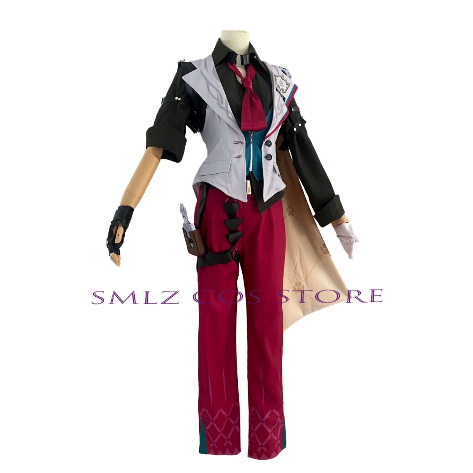 Gallagher Cosplay Honkai Star  – Men'S Suit Accessories recenzja i cena