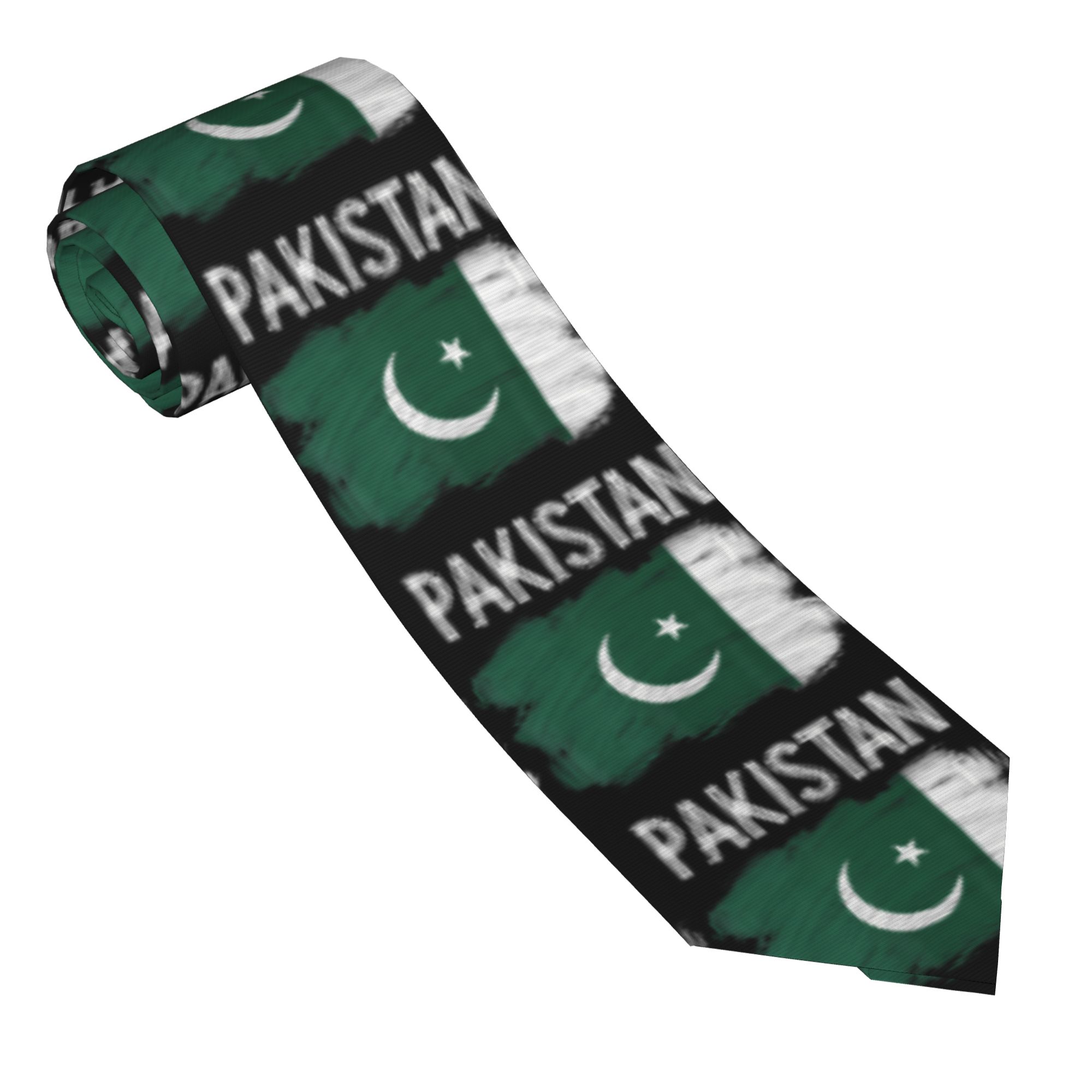 Krawat z motywem flagi Pakista – Men Accessories Pakistan recenzja i cena