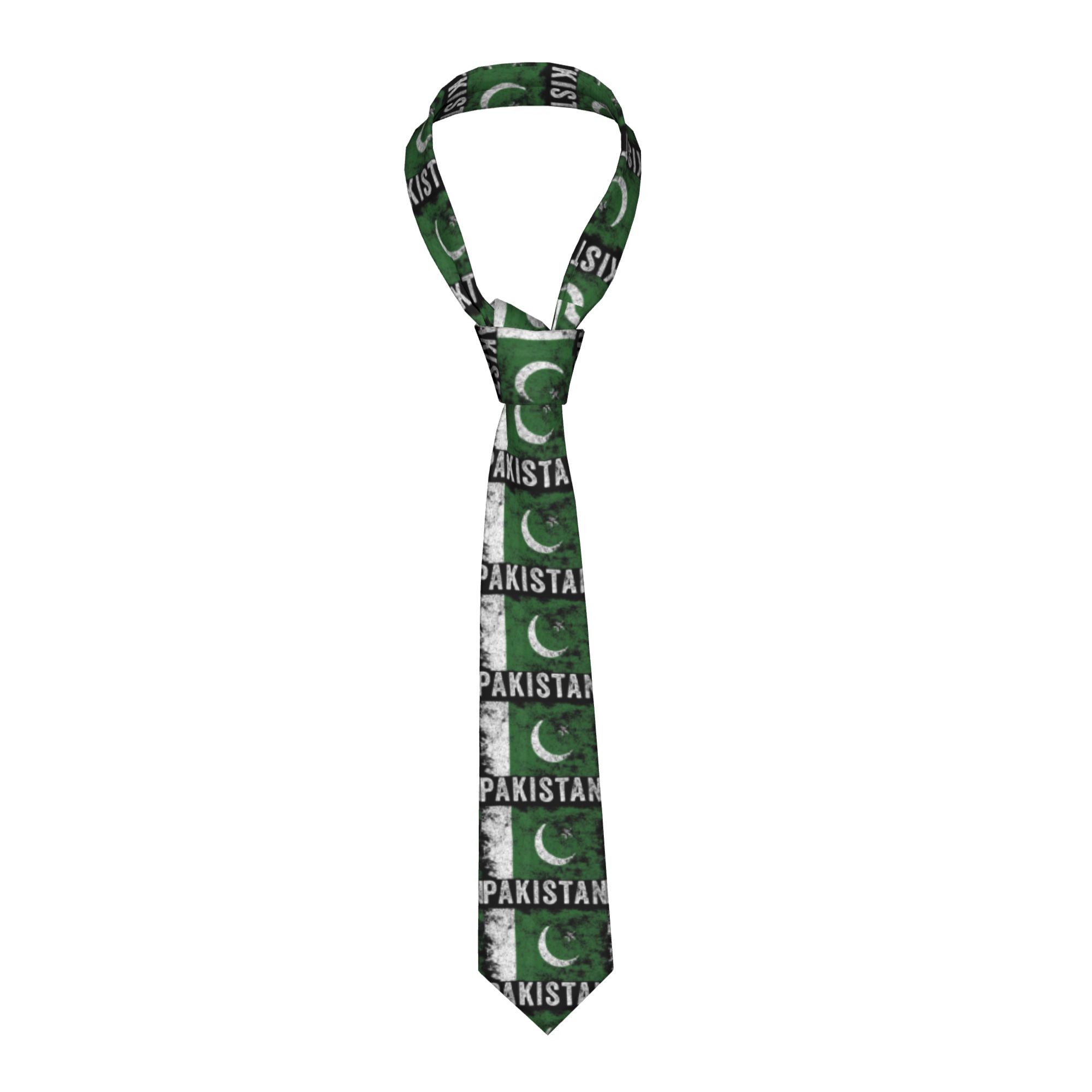 Krawat z flagą Pakistanu, post – Men Accessories Pakistan recenzja i cena