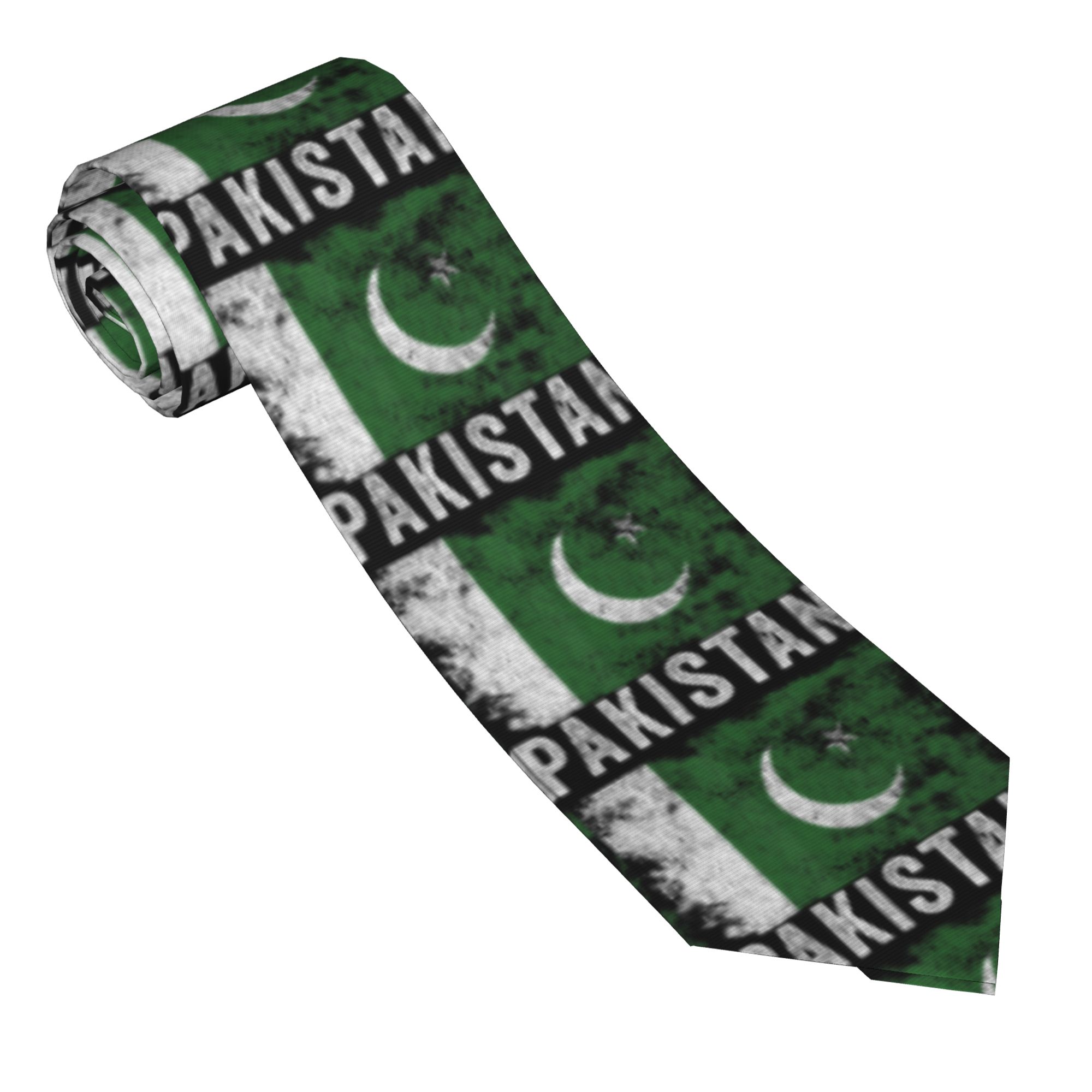 Krawat z flagą Pakistanu, post – Men Accessories Pakistan recenzja i cena