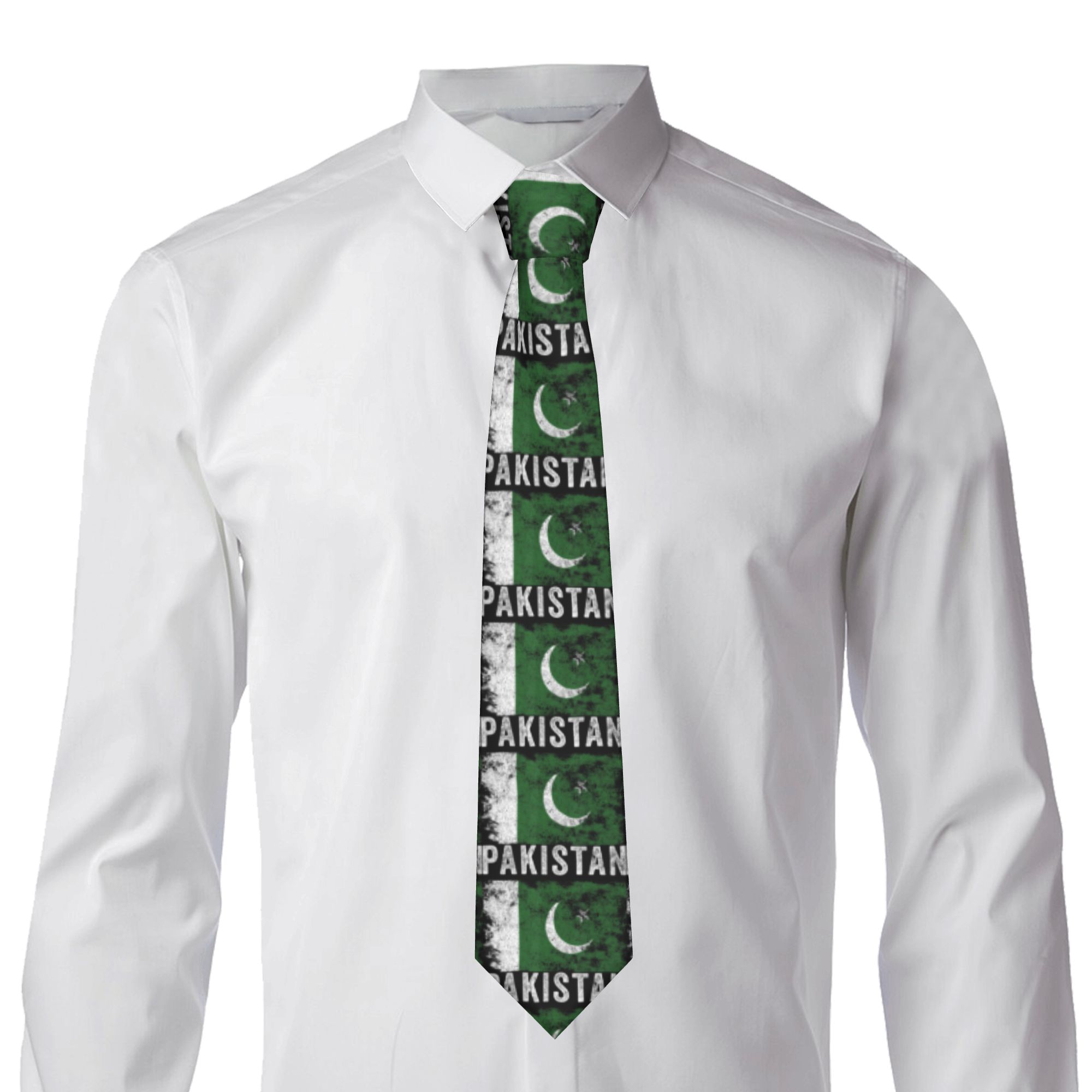 Krawat z flagą Pakistanu, post – Men Accessories Pakistan recenzja i cena