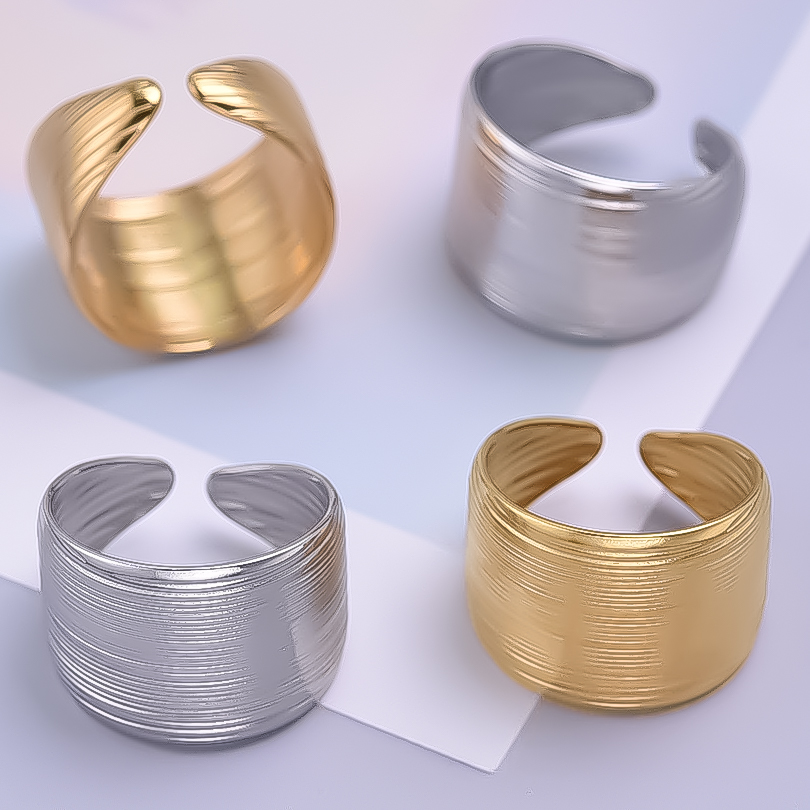 Korea moda szeroki pierścień o – Men Accessories Drawing recenzja i cena